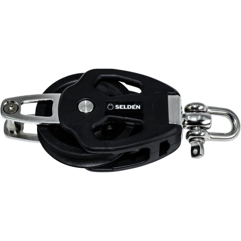 Seldén 404-001-02 PBB40 1-schijfs 40 mm blok met hondsvot