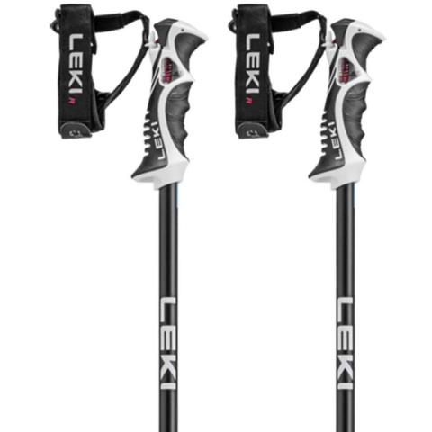 LEKI Bold Lite S skistokken zwart/blauw, 125 cm