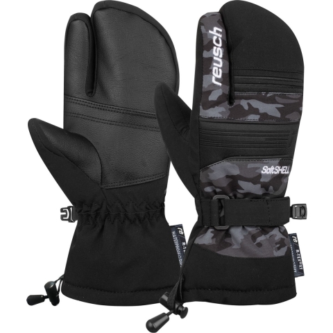 Reusch Kondor R-TEX XT Junior Lobster skihandschoenen zwart/wit, 3.5