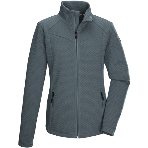 Killtec KOW 2 fleece vest dames blauw/grijs, M