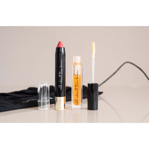 Pouch Cosmetics Pouch Lip&Cheek Warm Peach