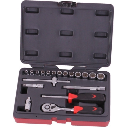 Doppendoos 1/4"19 delig