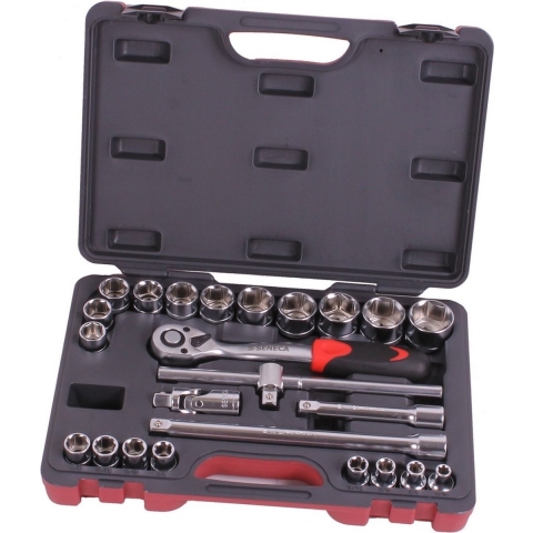 Doppendoos 1/2"24 delig sae