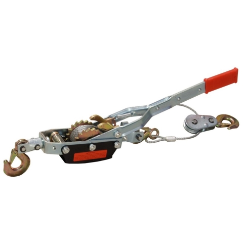 Handtakel met kabel 4 ton 3 haken