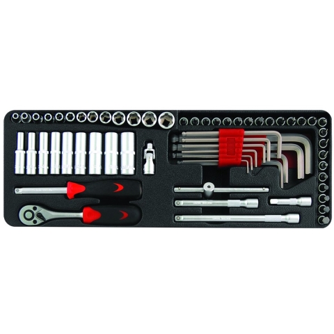 Doppendoos 1/4"62 delig