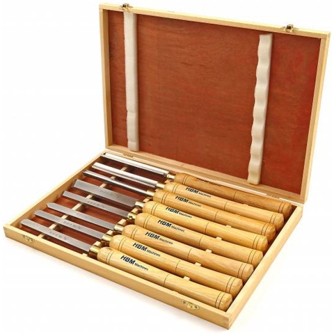 HBM 8 - B houtdraaibeitelset