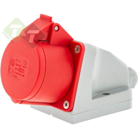 CEE wandcontactdoos 5 polig 16A