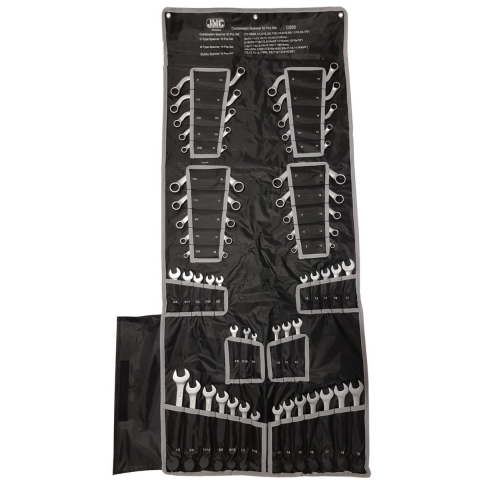 Sleutelset metrisch en inch 50-delig