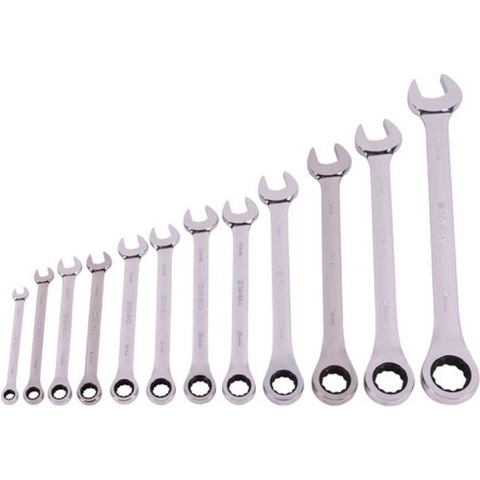 Steek/ringsleutel met ratel 32mm professioneel