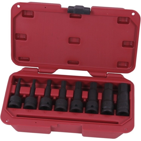Impact doppenset inbus 1/2"
