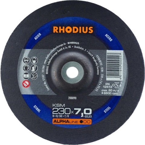 Afbraamschijf KSM 230 x 7,0 x 22,23mm V27 10 stuks