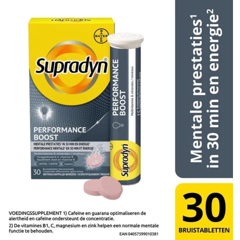 Supradyn Performance Boost | 30 bruistabletten