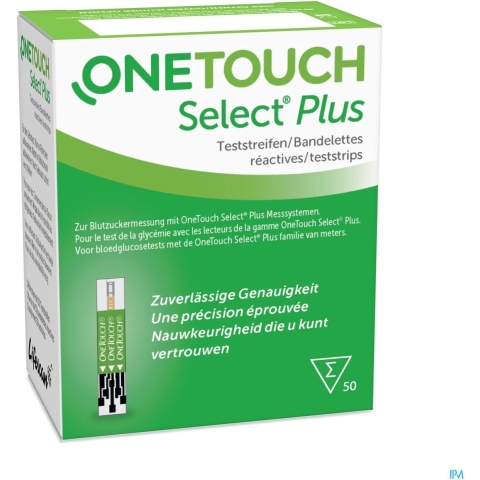 OneTouch Select Plus Teststrips | 50 stuks