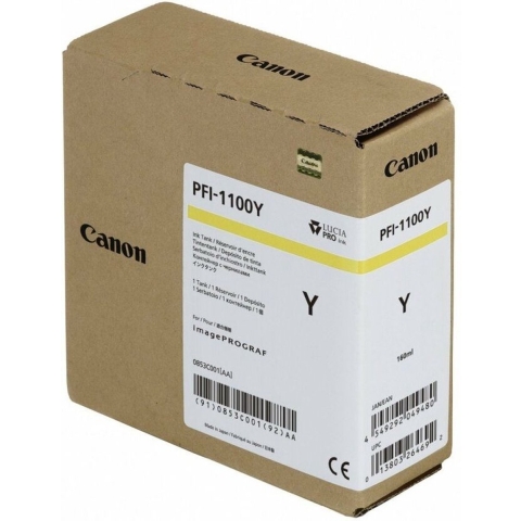 Canon PFI-1100Y Inktcartridge Geel