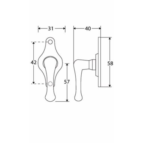 Artitec Mi Satori Draaikiep Linea mat zwart