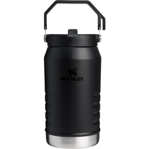 The IceFlow™ Flip Straw 2.0 Jug | 1.90L | Zwart | Black 2.0 | Stanley 1913