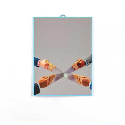 Seletti Toiletpaper Spiegel Medium Saws