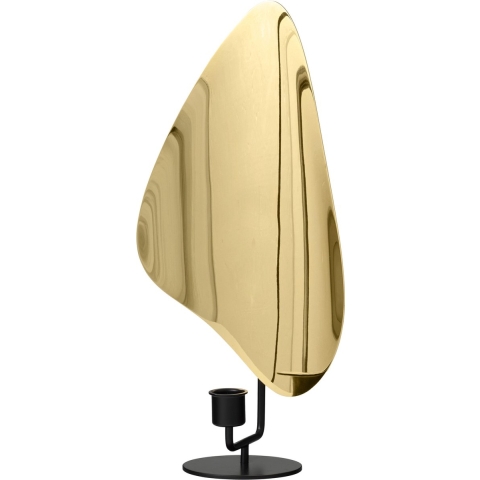 Audo Copenhagen Flambeau Kandelaar Large Black/Polished Brass