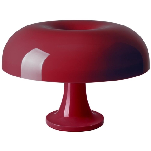 Artemide Nessino Tafellamp Limited Edtition Burgundy