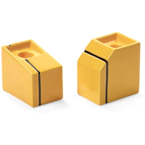 Serax Silos Kandelaar Set Van 2 Yellow