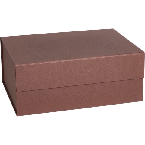 OYOY Hako Opbergdoos A4 33x25 Dark Camel
