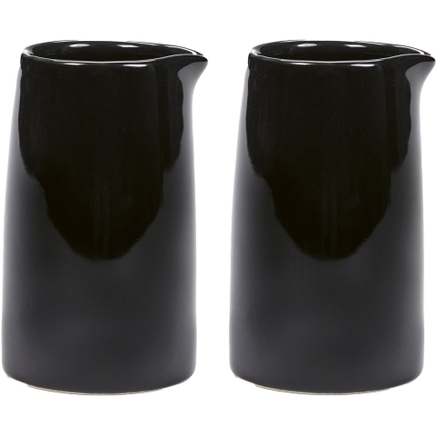 Serax Dé Tableware By Ann Demeulemeester Melkkan Set Van 2 Black
