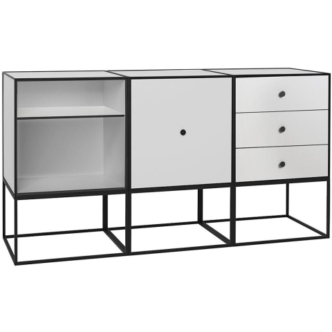 Audo Copenhagen Frame 49 Trio Dressoir Lichtgrijs