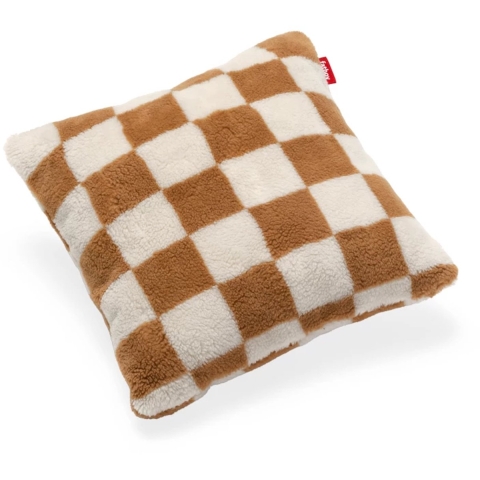 Fatboy Square Teddy Kussen Chess Almond Creme