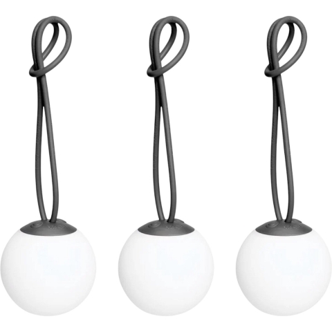 Fatboy Bolleke Mini LED Hanglamp Set Van 3 Anthracite