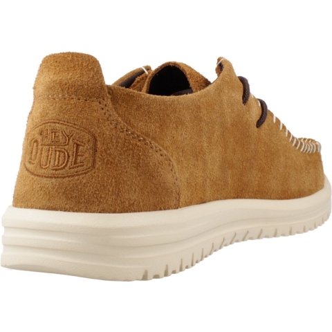 HEYDUDE Instappers Heren Wally NXT Moc Bruin  Suède