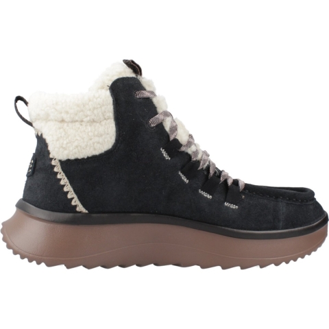 HEYDUDE Boots Dames Wendy Peak Apres Suede CozStit Zwart  Suède