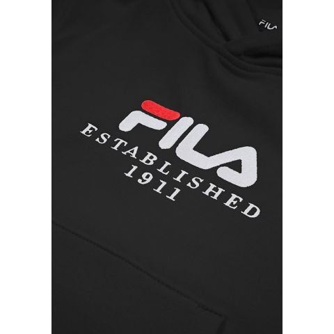 Fila Hoodie - Benna - Zwart m. Logo - Fila - 7-8 jaar (122-128) - Hoodie