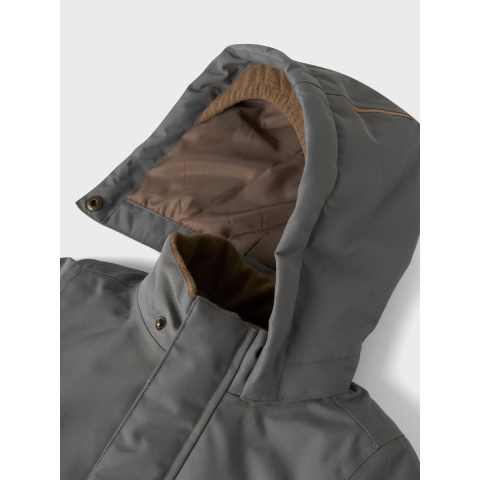 Lil' Atelier Winterjas - NmmLasnow10 - Poppy Zaad - Lil Atelier - 5 jaar (110) - Winterjassen