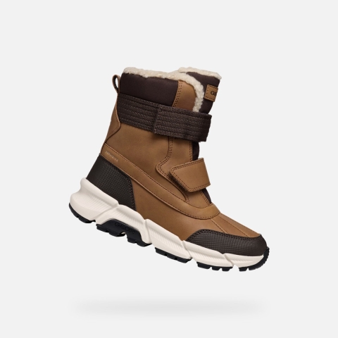 Geox Snowboots - J Flexyper Plus - Tabak/Koffie - Geox - 31 - Snowboots