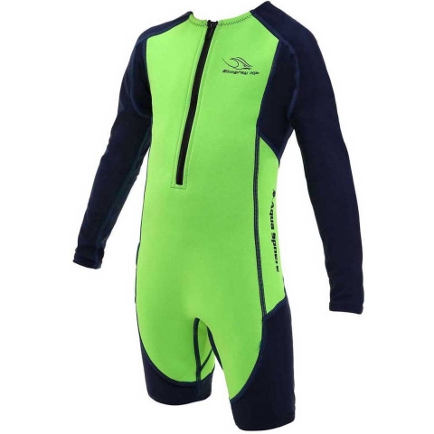 Aqua Sphere Duikpak - Stingray - UV50+ - Green - Aqua Sphere - 2 jaar (92) - Wetsuits