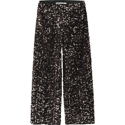 Name It Broek - NkfRunica - Koper m. Pailletten - Name It - 10 jaar (140) - Broeken - Katoen