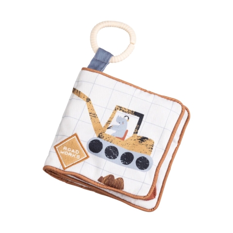 Sebra Stoffen Boek - Drukke bouwers - Sebra - OneSize - Stoffen Boek