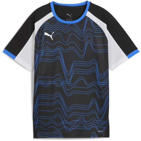 Puma T-Shirt - Liga-afbeelding - Zwart/Blauw/Wit - Puma - 12 jaar (152) - T-Shirts