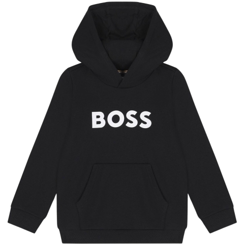 BOSS Hoodie - Zwart m. Logo - BOSS - 10 jaar (140) - Hoodie