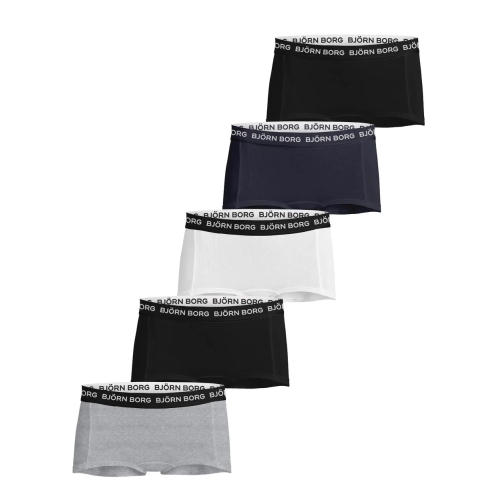 Björn Borg Hipsters - 5-pack - Grijs/Wit/Zwart/Blauw - Björn Borg - 13-14 jaar (158-164) - Hipsters