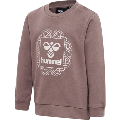 Hummel Sweatshirt - hmlLime Sweatshirt - Deep Taupe - Hummel - 1½ jaar (86) - Sweatshirt