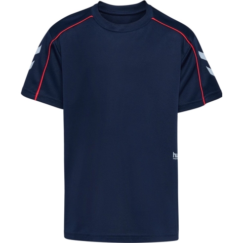 Hummel T-Shirt - hmlJR Prestaties - Dress Blues - Hummel - 13-14 jaar (158-164) - T-Shirts