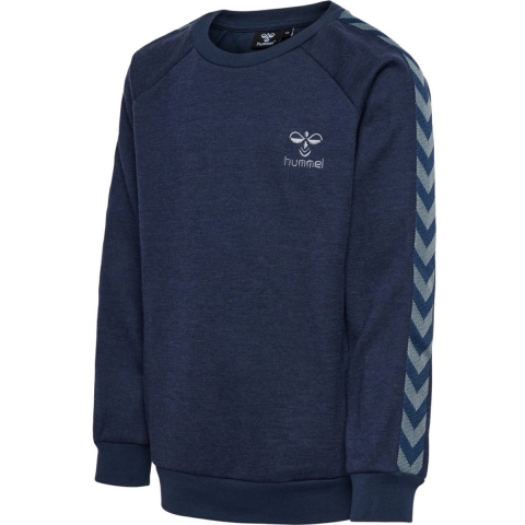 Hummel Sweatshirt - hmlWong - Black Iris - Hummel - 12 jaar (152) - Sweatshirt