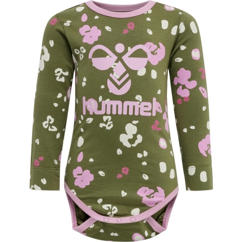 Hummel Romper l/s - hmlAlisa - Capulet Olive - Hummel - 1 jaar (80) - Romper L/S