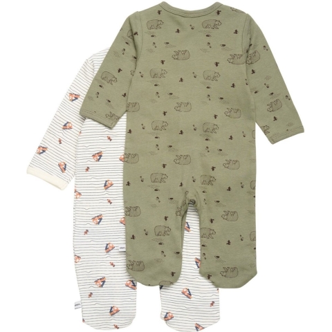 Pippi Baby Boxpakjes - Pyjamapak - 2-pack - Deep Lichen Green - Pippi Baby - 68 - Boxpak