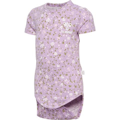 Hummel Romper s/s - HmlGlad - Orchid Bloei - Hummel - 56 - Romper S/S