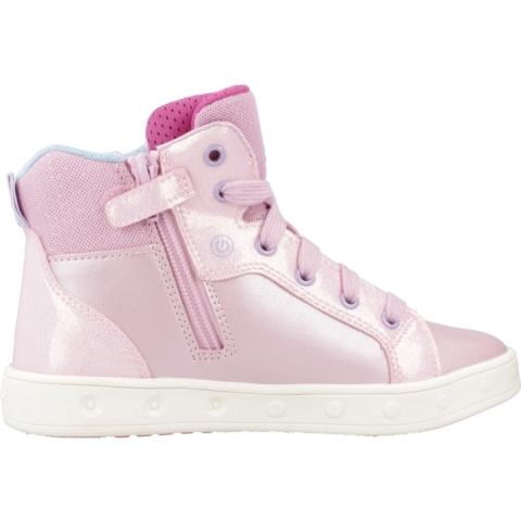 Geox Laarzen m. Licht - Skylin - Roze/Fuchsia - Geox - 33 - Laarzen