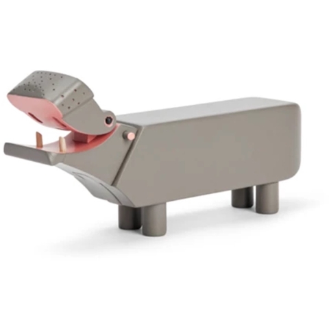 Kay Bojesen Houten figuur - Nijlpaard - Liliput - 6 cm - Grijs - Kay Bojesen - OneSize - Decoratie