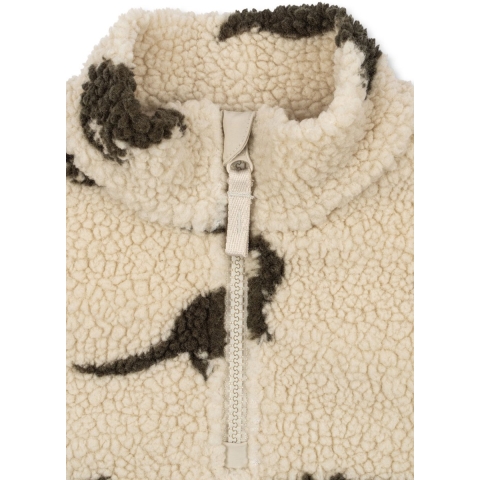 Konges Sløjd Fleece Trui - Jody Teddy - Dino Silhouet - Konges Sløjd - 5-6 jaar (110-116) - Fleece Jas