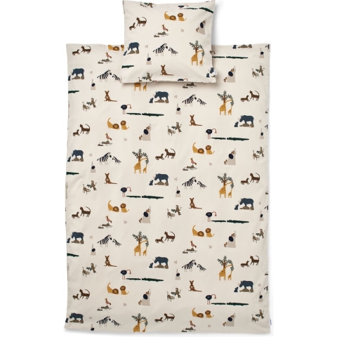 Liewood Beddengoed - Ingeborg - Junior - Allemaal samen/Sandy - Liewood - OneSize - Beddengoed - Junior